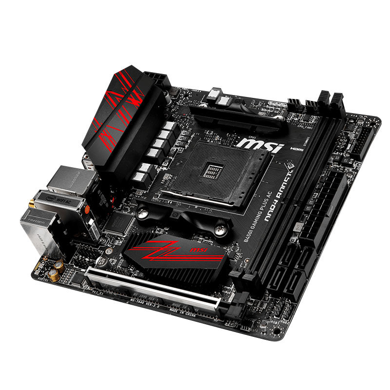 msi/微星 b450i gaming plus ac电脑游戏迷你itx主板amd锐龙cpu