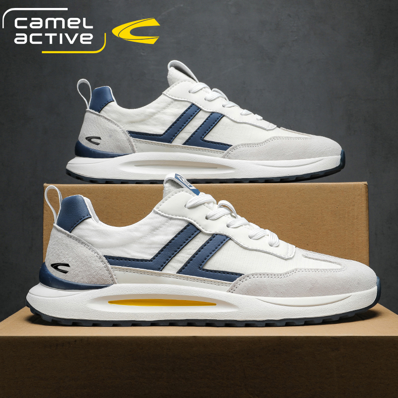 德国骆驼男鞋子夏季2022新款透气男士休闲运动鞋薄款百搭潮鞋夏款