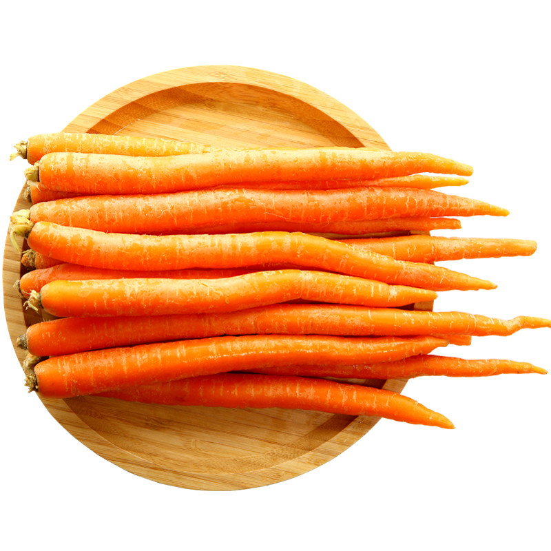 生吃迷你长红萝卜樱桃青萝卜新鲜蔬菜 水果小胡萝卜300g*2袋包邮