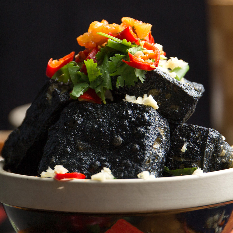 文和友经典特产湖南包装小包零食黑色油炸正宗臭豆腐