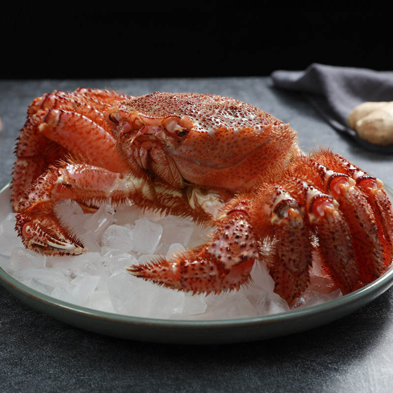 arviefresh国内速冻红毛2只装15斤生冷冷冻螃蟹海鲜红毛蟹