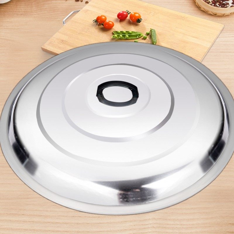 锅盖大锅不锈钢大号东北缸盖水缸盖子家用圆形锅盖