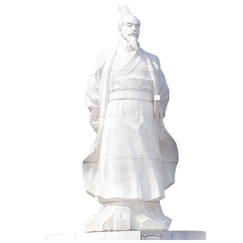 古代财神户外艺术品人工名人历史雕塑范蠡文财神摆件