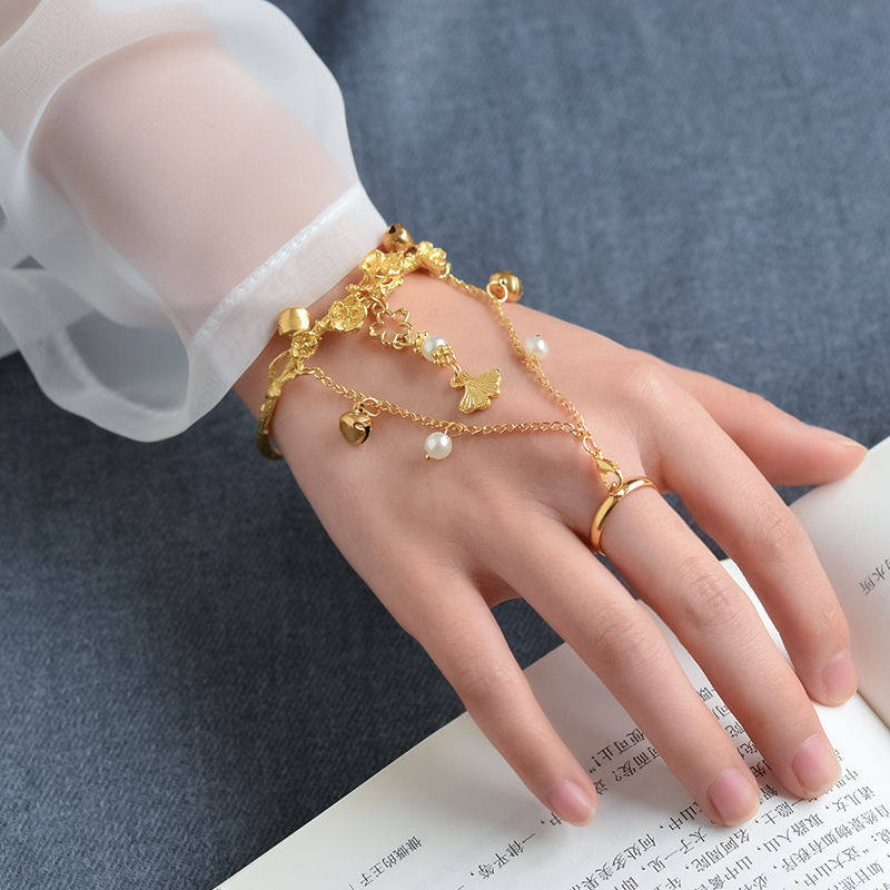 古风饰品汉服配饰古代风铃手链古装拍照手镯手链