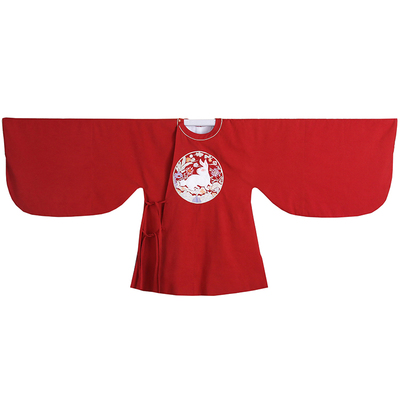 种花家名堂原创2020加厚秋冬款明大襟圆领补服汉服