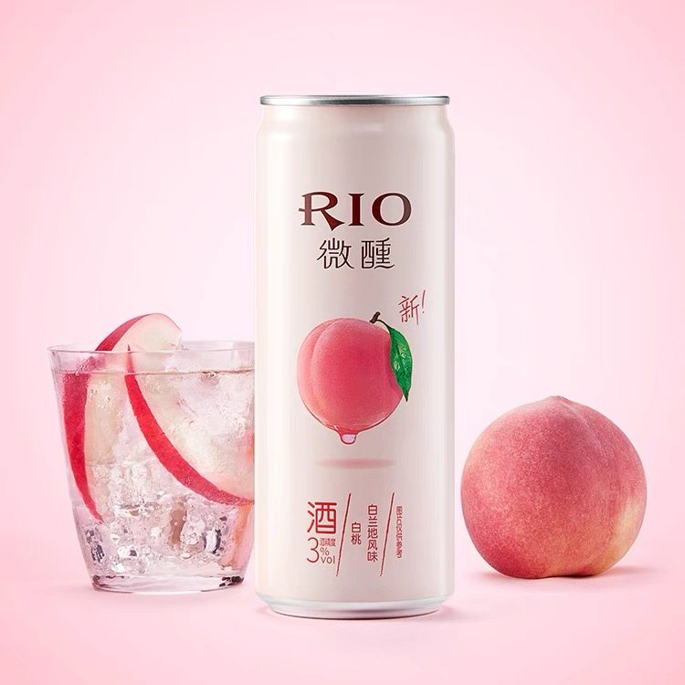 rio微醺锐澳小美好鸡尾酒预调酒套装6口味洋酒果酒330ml6罐整箱