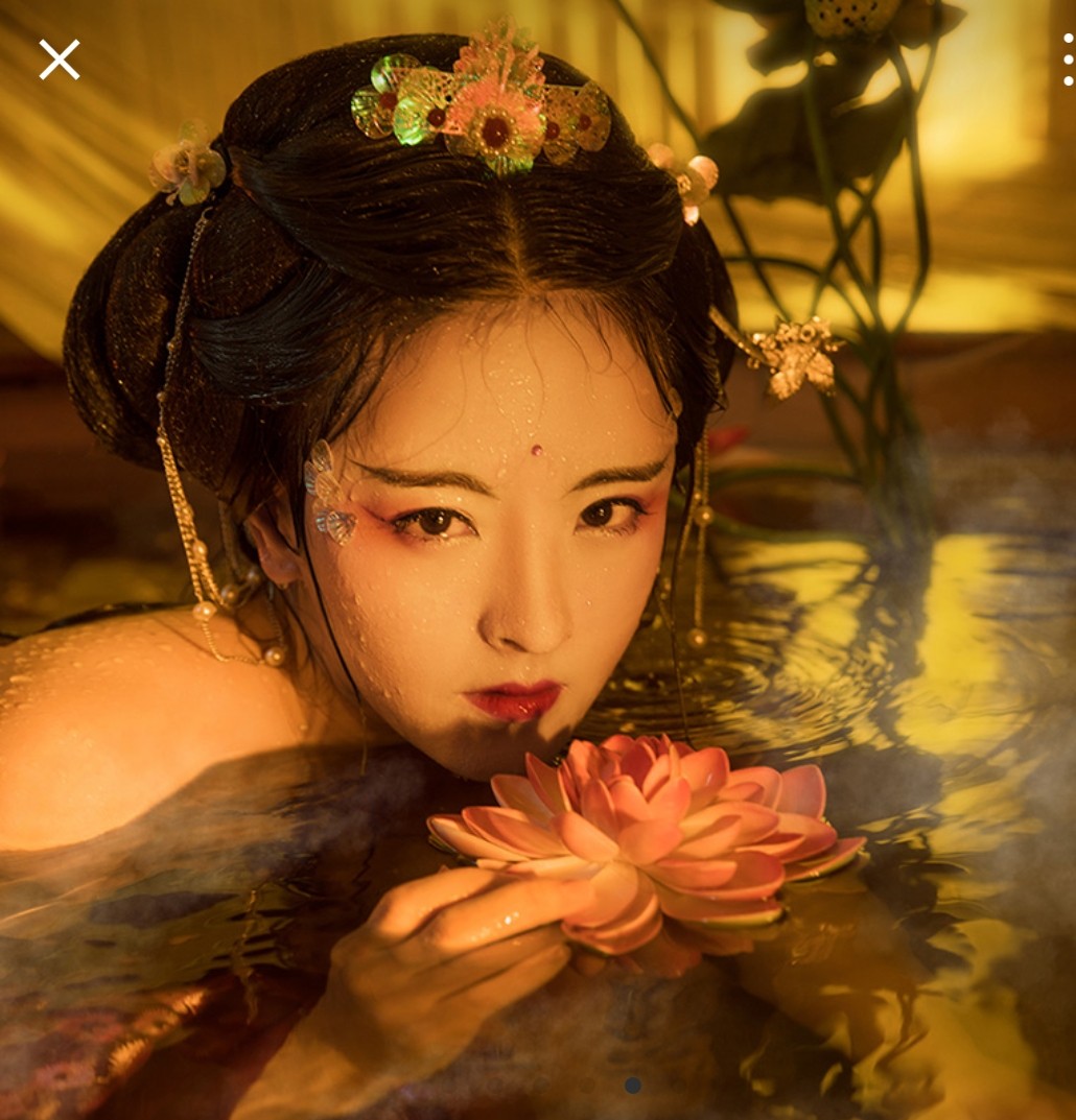 水域古风头饰套装龙女鲛人发钗发汉服步摇簪古装发饰