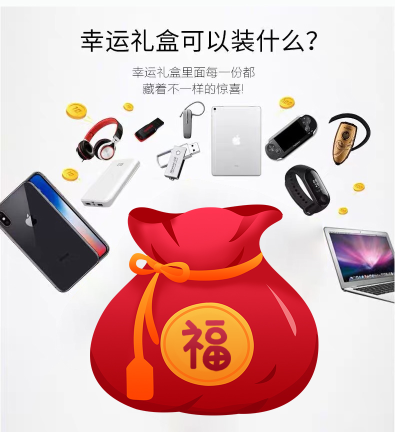 快递盲盒神秘福袋生日春节年会礼物团建抖音创意礼盒