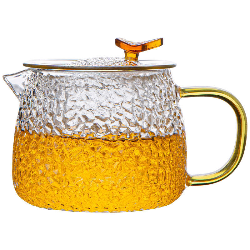 茶壶菲尔瑞锤玻璃花茶茶具套组高硼硅耐热双层开水器