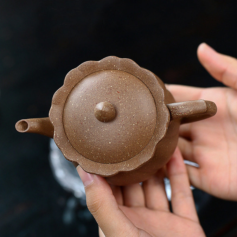 宜兴兴纯手工紫砂壶原矿五彩段泥名家功夫功夫茶创意摆件