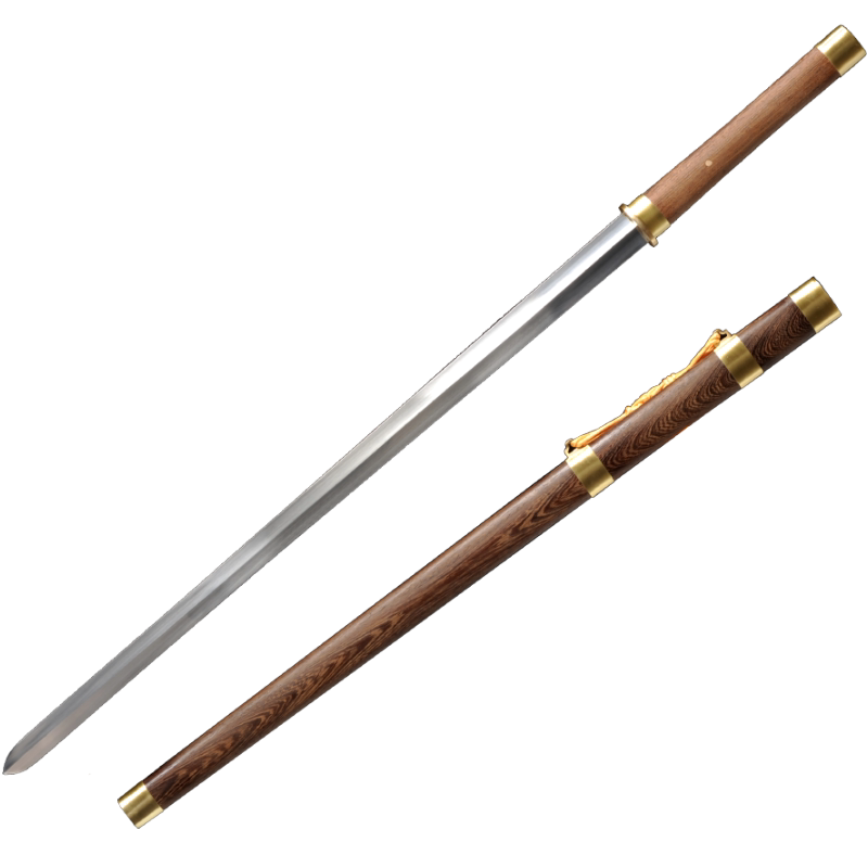 花木兰佩剑影视道具环首剑cos龙泉太极双手剑武刀剑