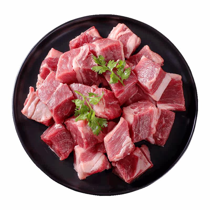 牛腩餐食锅中火锅饭店半成品冻品福记牛肉1包生牛肉