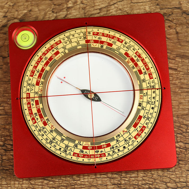 风水高精度随身携带纯铜专业水师罗盘专用八寸五寸摆件
