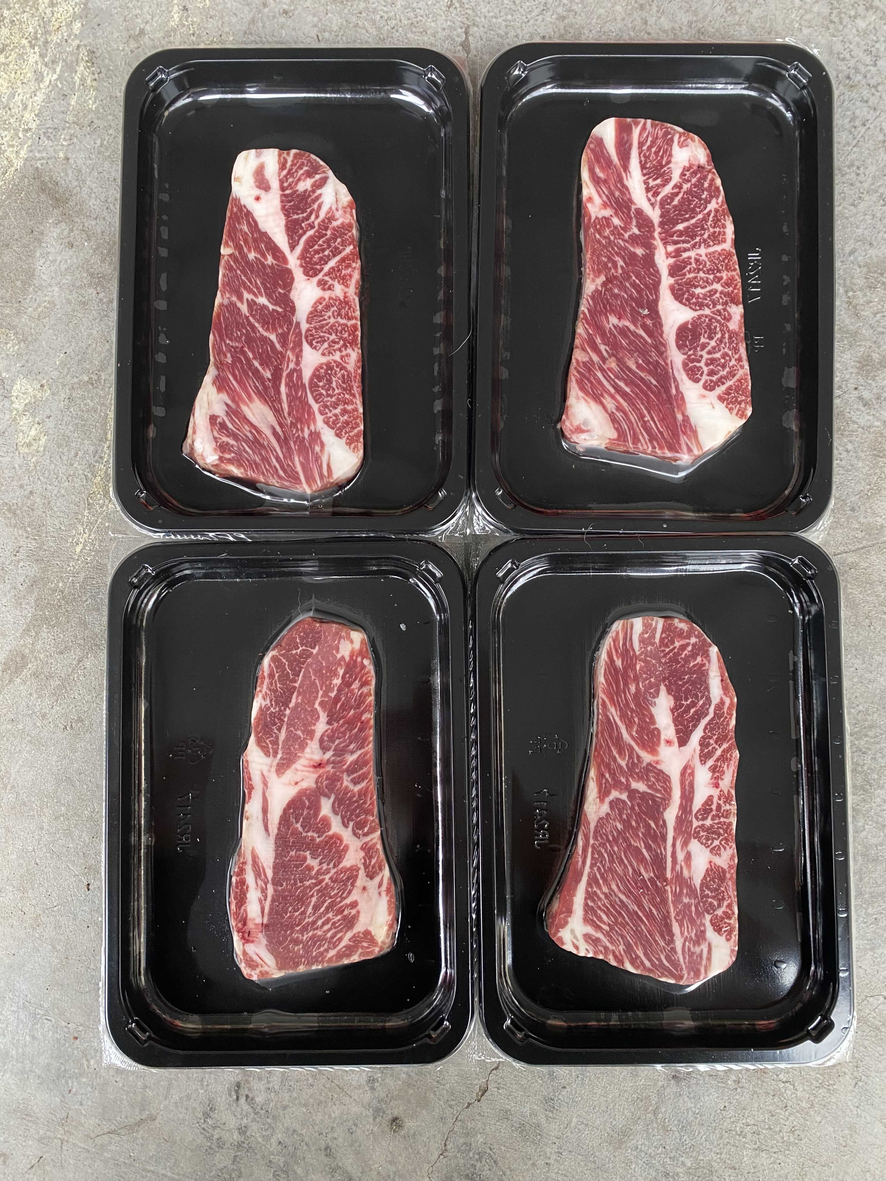 20g左右三块饕哥500g牛小排m6-7和牛牛排原切生牛肉