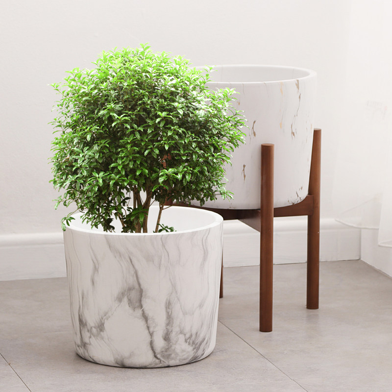 北欧大号陶瓷花盆创意ins个性家居客厅室内花盆