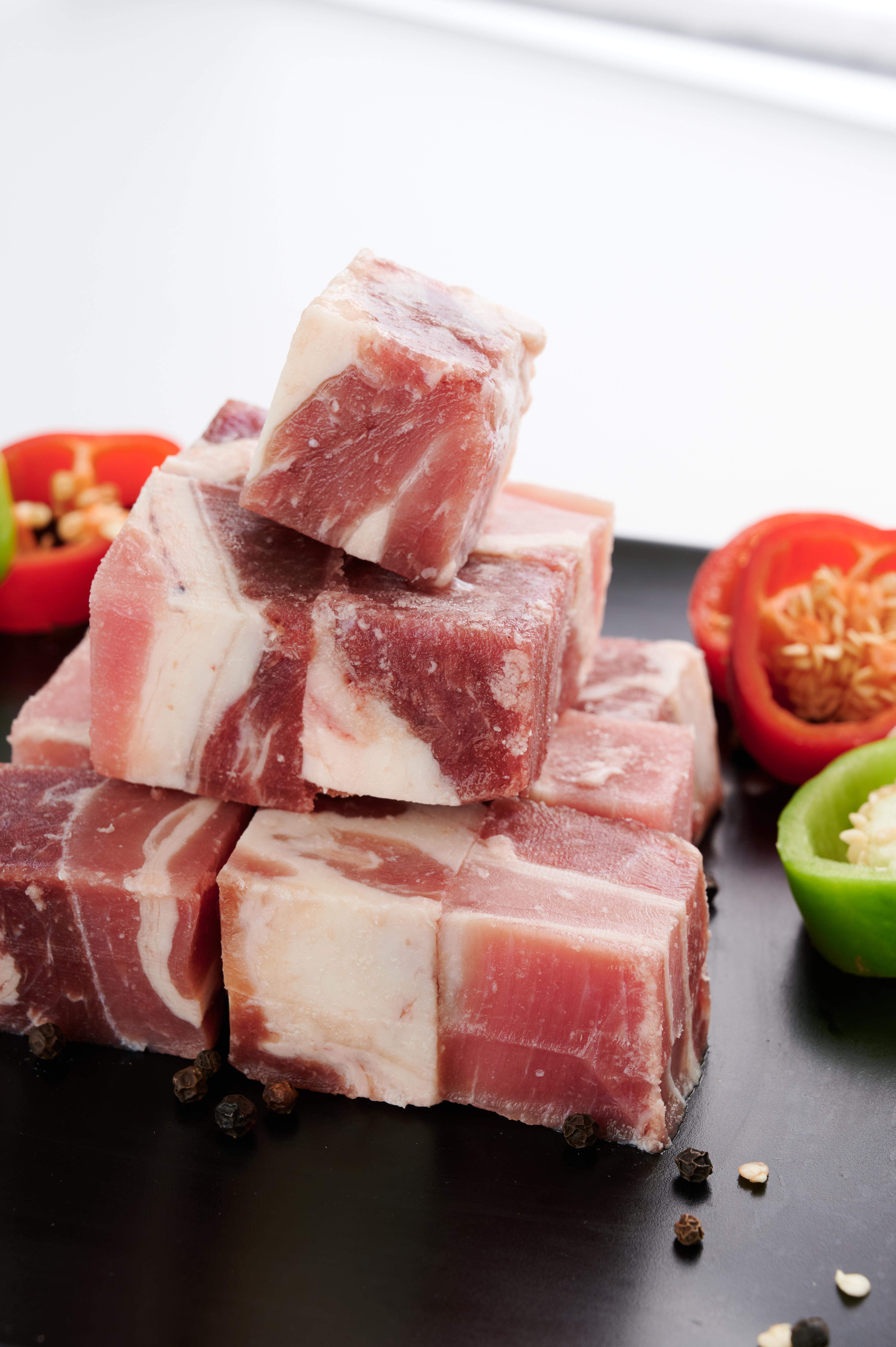 康宝精选进口巴西西原雪花牛腩2000g新鲜冷冻牛腩