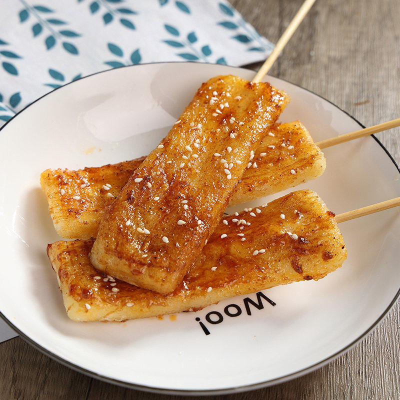 年糕烧烤20串脆皮串烧关东麻辣烫食材冷冻糯米年糕