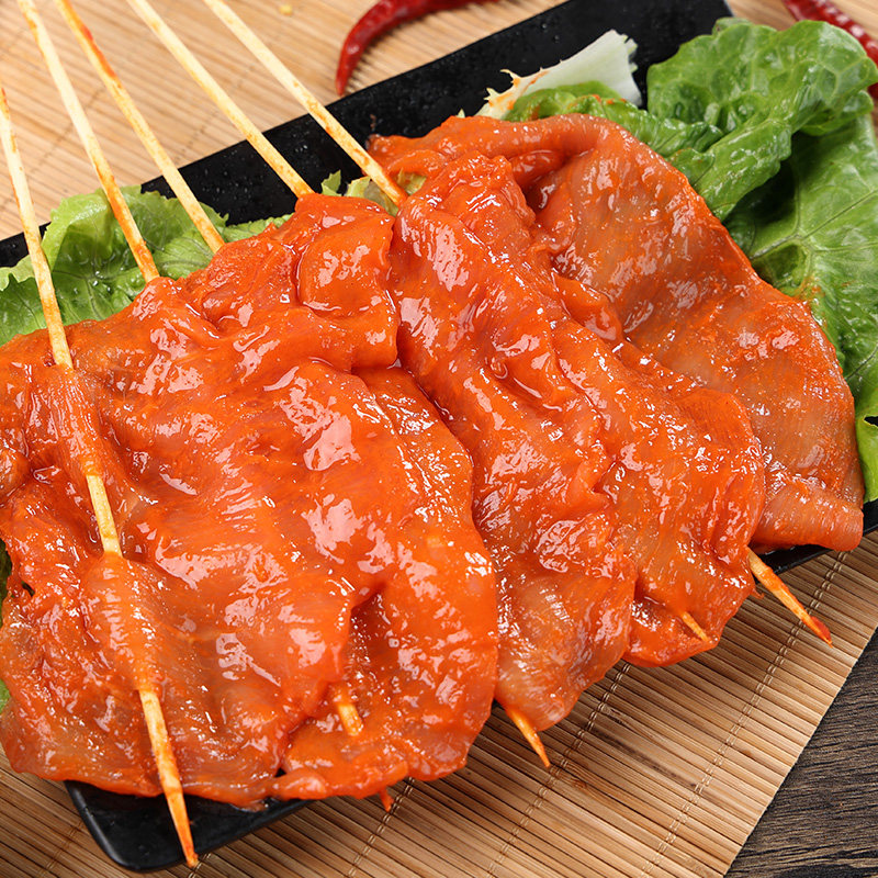 里脊肉片新鲜冷冻半成品家用鸡肉腌制烧烤食材鸡肉丸