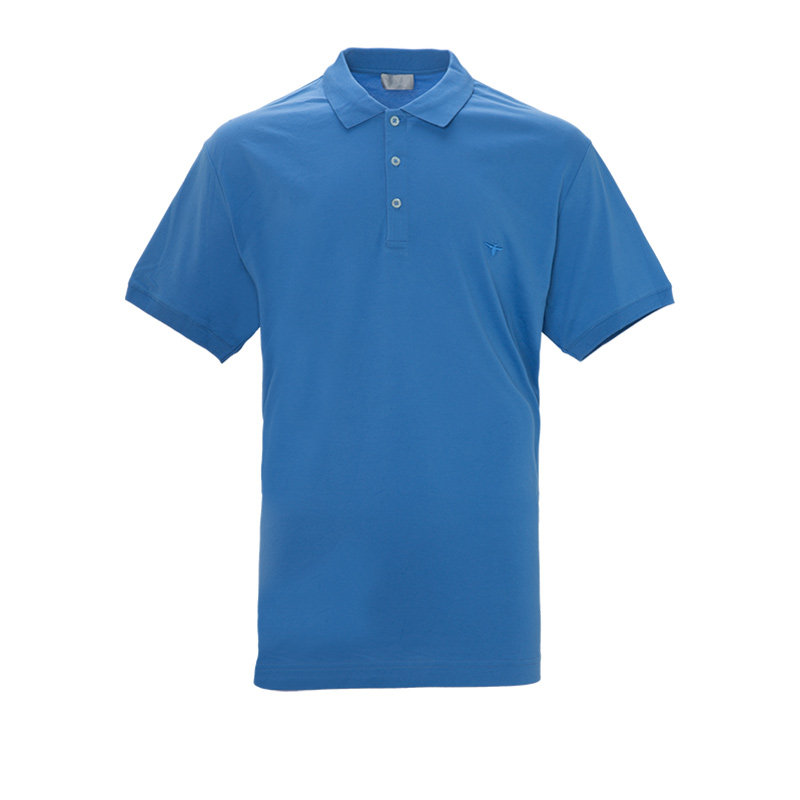 diorhomme迪奥新款男士圆领蓝色棉质短袖polo衫