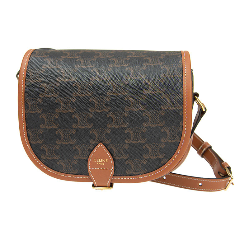 celine赛琳秋冬女包经典老花马鞍包小猪小猪包单肩通用款女包