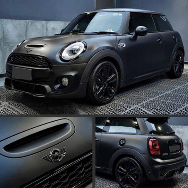 黑色汽车车改色膜水晶pet钢琴亚光磨砂黑车改色膜