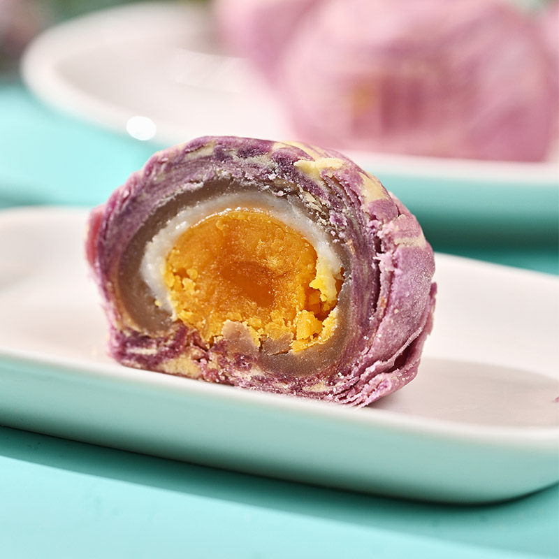 宝岛太阳堂蛋黄酥香芋雪媚娘手工新鲜糕点心零食月饼早餐网红美食