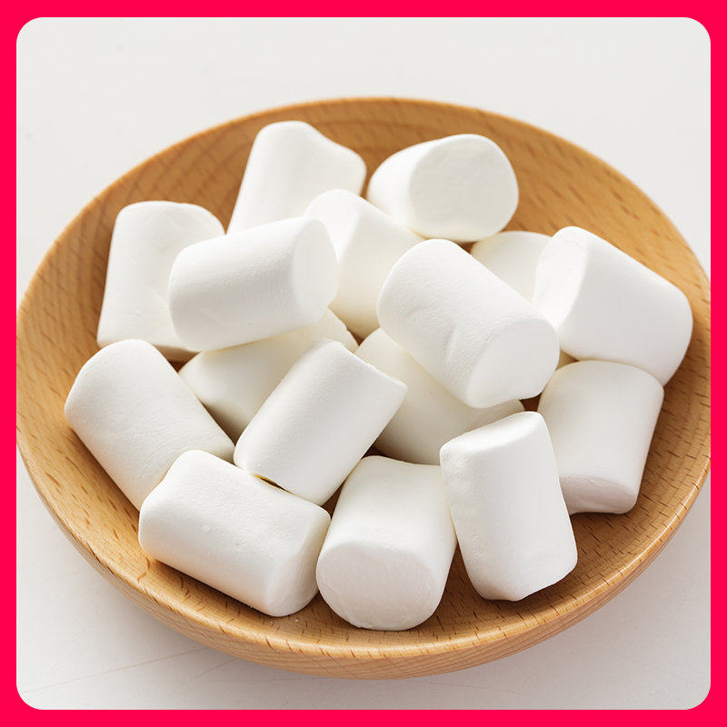 富崎乐棉花糖散装雪花酥100g家用散装女生白色软果宅家小吃零食