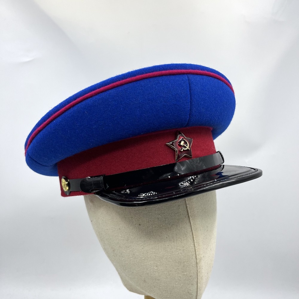 石三公社苏联政委nkvd升级版大檐苏维埃内务部制服帽子