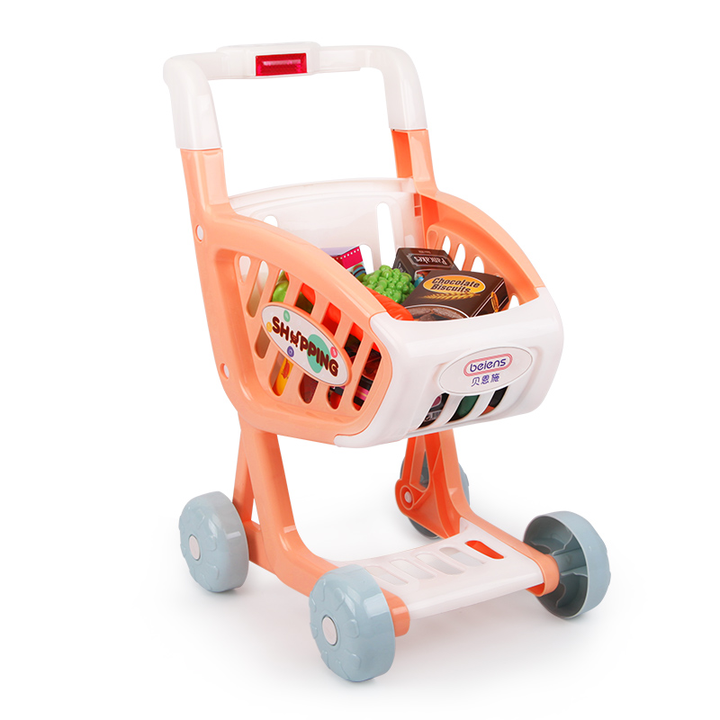 儿童购物车玩具女孩厨房切水果切切乐超市仿真小手推车宝宝过家家