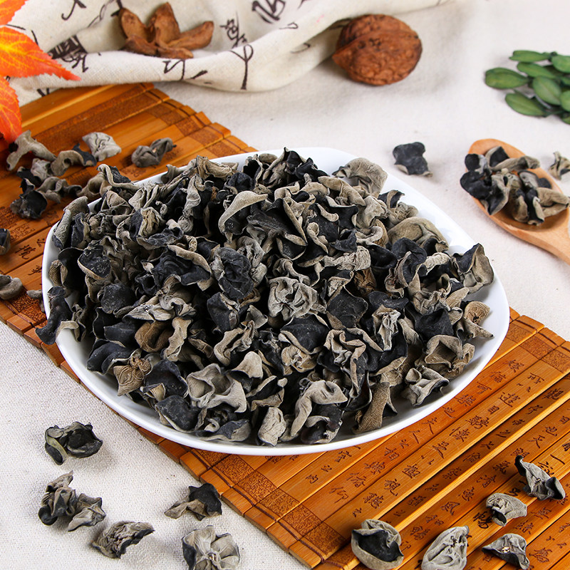 东北特产黑木耳纯秋木耳肉厚250g黑龙江无根小耳黑木耳