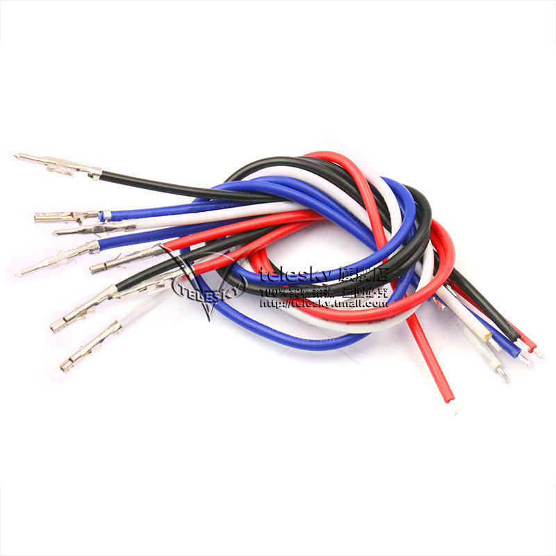 55575559端子线连接器电子线连接线公母单双头双头18号连接线