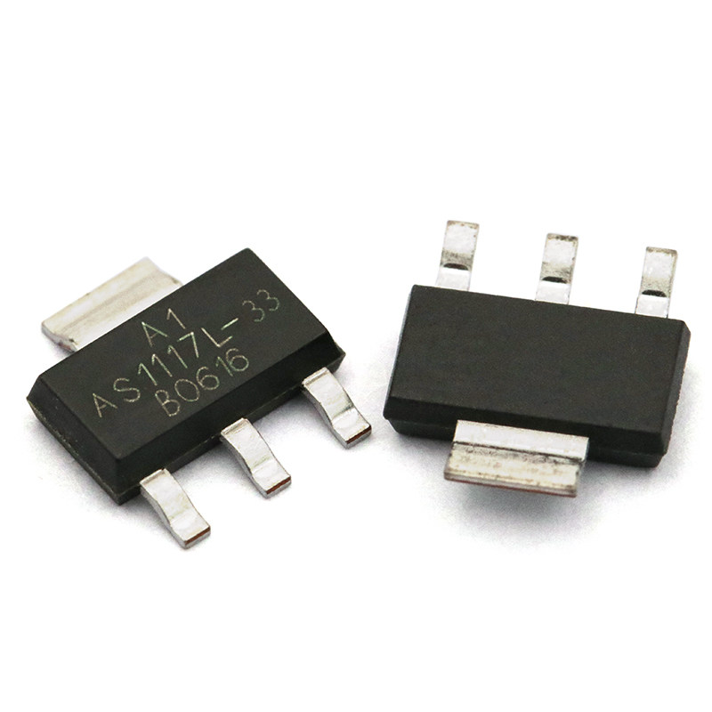 as1117l-3.3/tr-lf sot-223电源降压ic 稳压ldo芯片(5个)