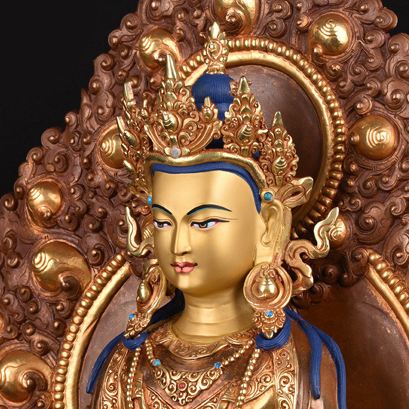 辛饶弥沃如来雍仲教本佛祖藏传密宗药师释迦牟尼装饰摆件