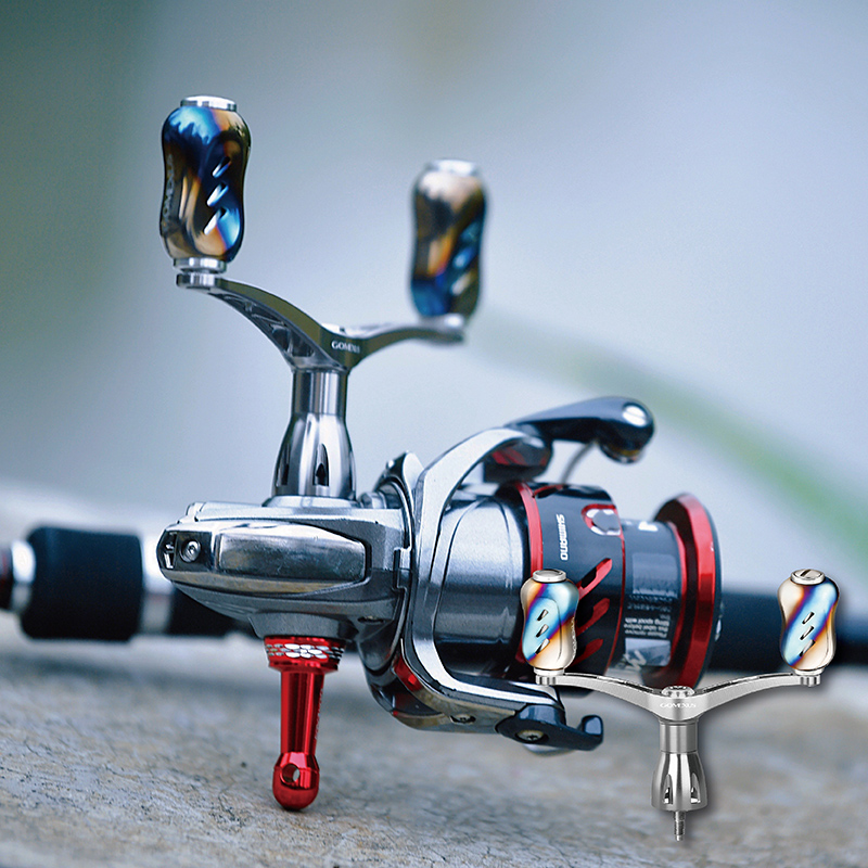 gomexu革梦银河系纺车车轮摇臂金属握丸达瓦luvias鱼线轮