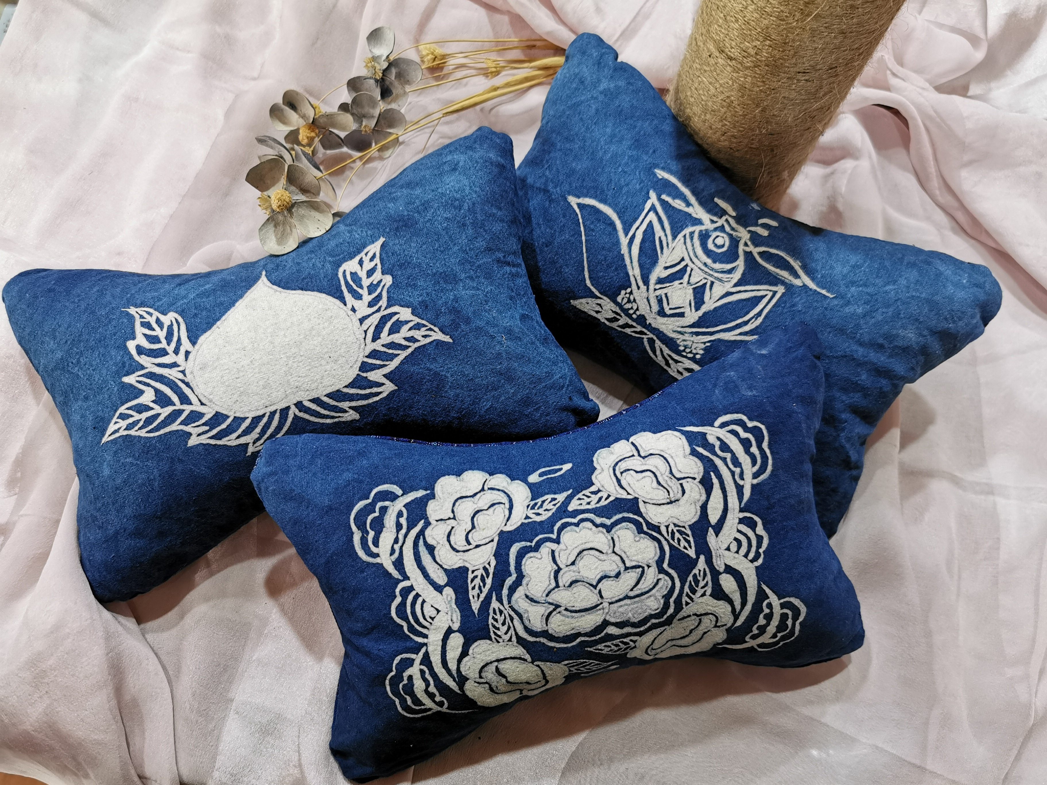 苗族手工工车颈椎其他头枕