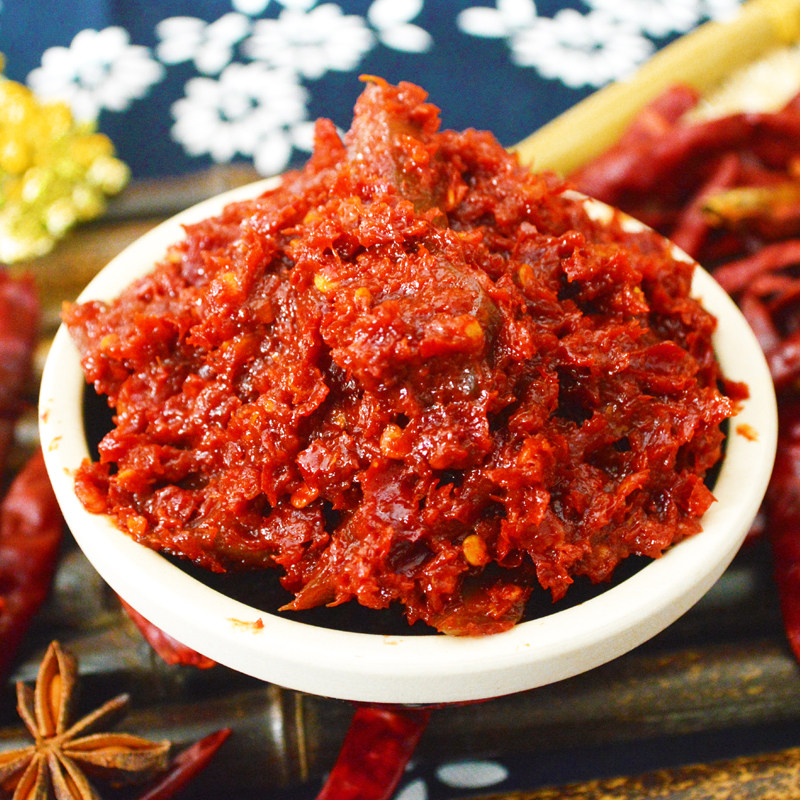 湖南正宗永丰辣酱280g香辣双峰特产辣椒酱酱菜酱菜