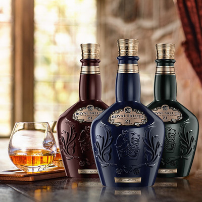 皇家礼炮21年royalsalute苏格兰调和700m洋酒威士忌