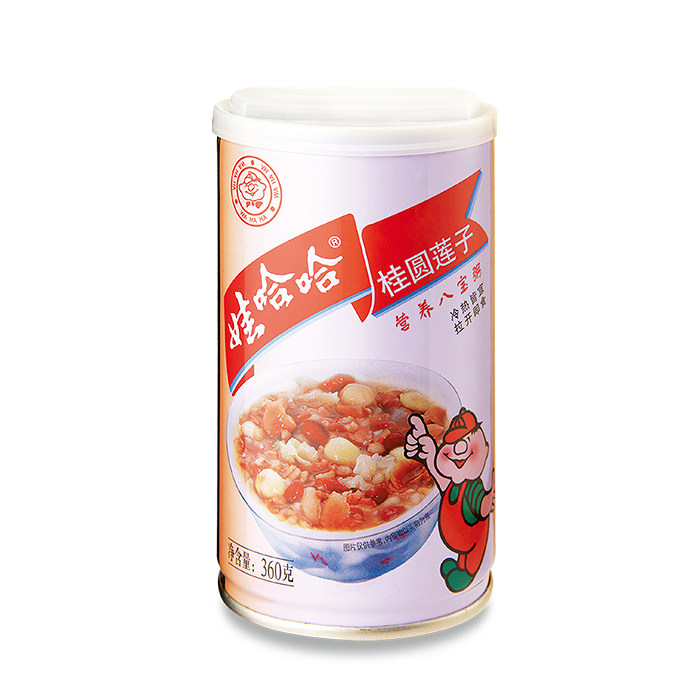 哈宝游乐园娃哈哈桂圆莲子八宝早餐代餐速食粥饭速食粥