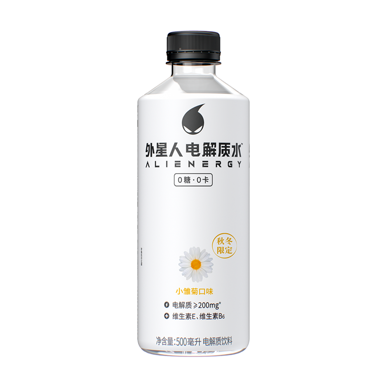 外星人电解质水0糖0卡小雏菊口味500ml15瓶