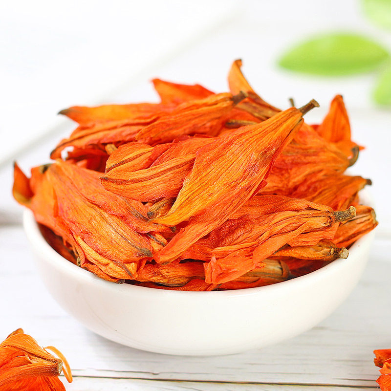 兰州百合花茶叶正品特选天然泡茶泡水花草茶玻璃瓶代用