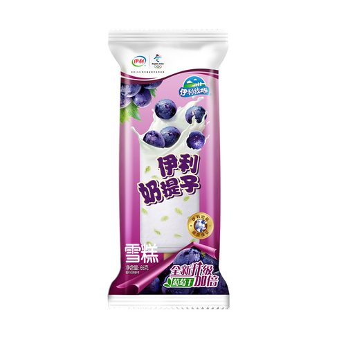 5支伊利牧场奶提子香浓牛奶味蜜渍葡萄干雪糕冰棒冰淇淋