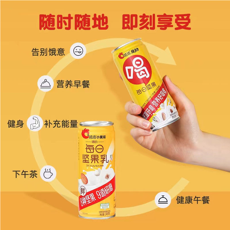 洽洽维多力每日坚果乳礼盒装恰恰干果孕妇植物含乳饮料