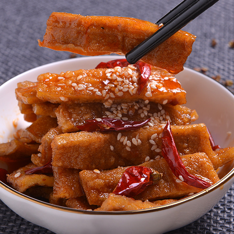 紫水豆干麻辣大袋豆腐干重庆开县特产散装吃货豆腐干