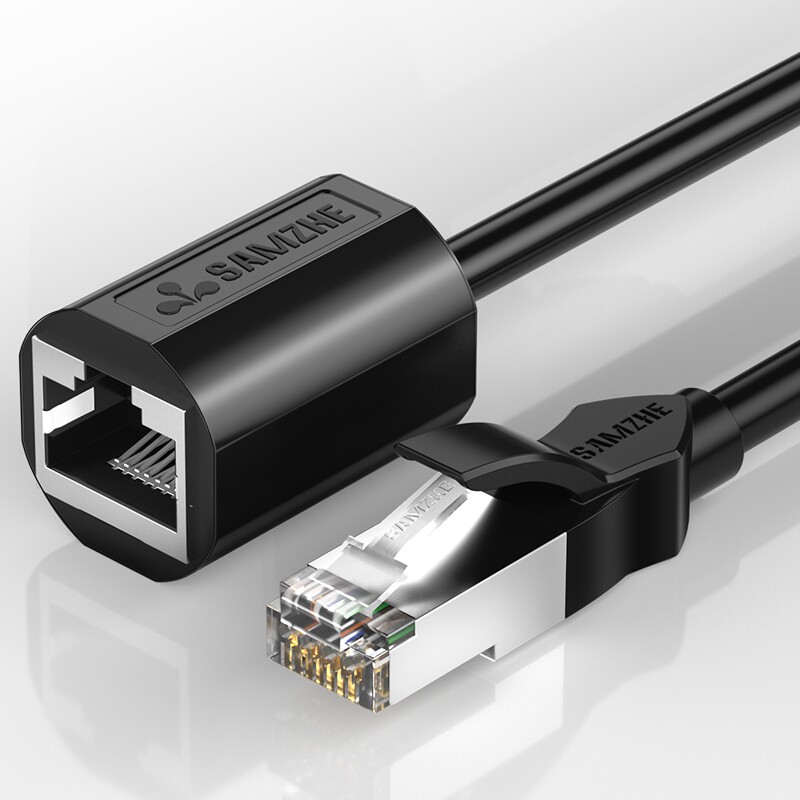 山泽网线接头usb转接接口水晶对接千兆网络转接头