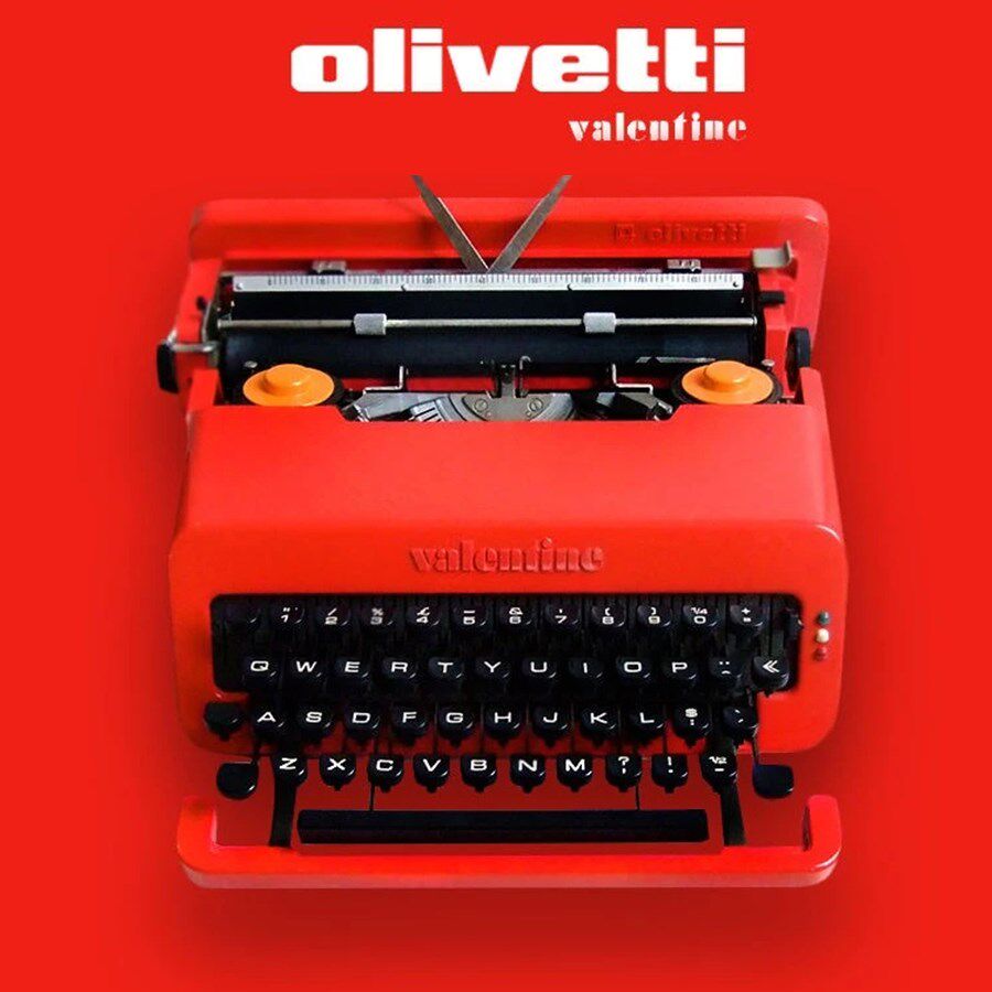 老式打字机意大利olivetti1969情人节限定经典机械复古打字机