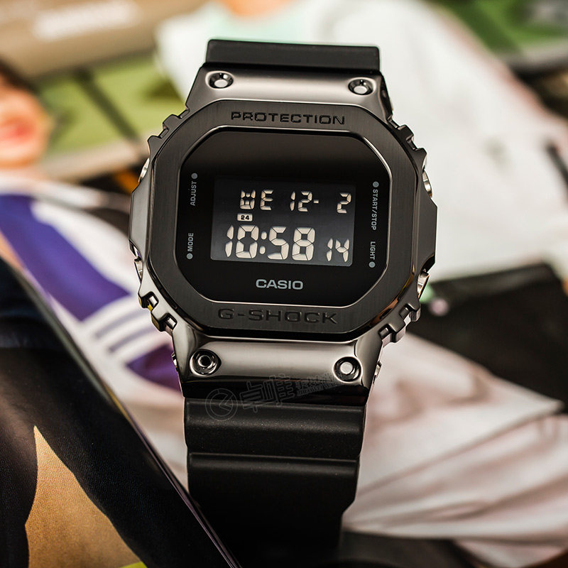 卡西欧手表海神限量gshock黑暗海洋之心不屈之光gm-5600日韩腕表