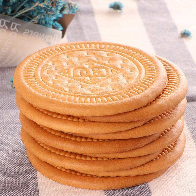 饼干草原鲜乳大饼整箱早餐大圆圆饼老式原味桃酥