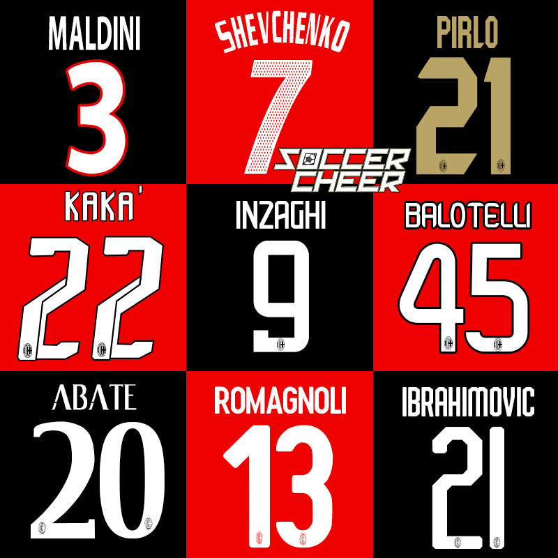 球衣字体印号订制包邮历年1819赛季新款ttf球迷用品