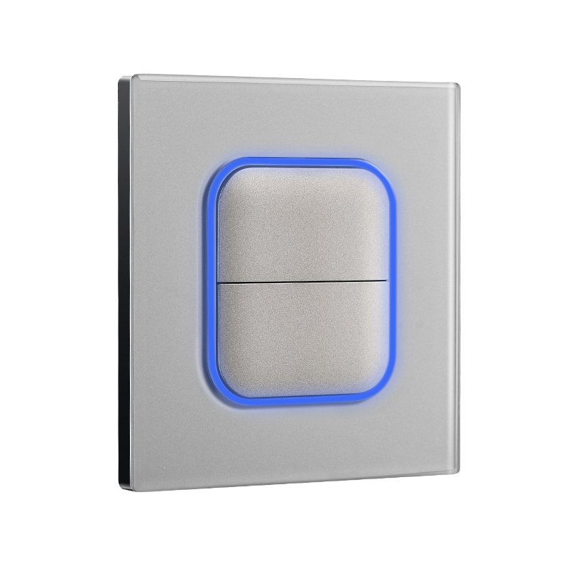 轻奢风插座开关面板大尺寸带led指示灯家用