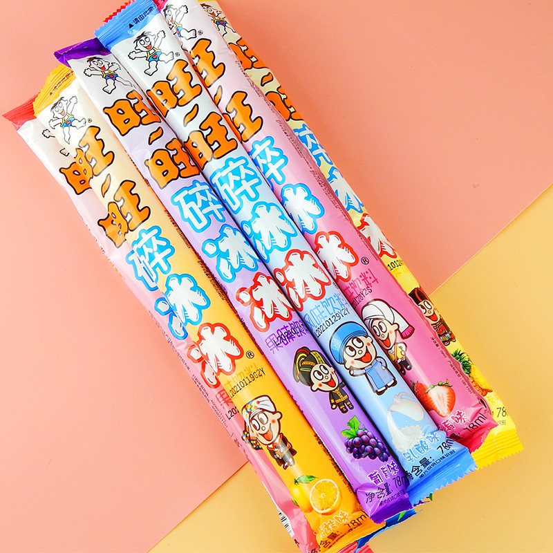 旺旺冰可零食儿童组合混合乐味吸吸碎冰棒冰果冻